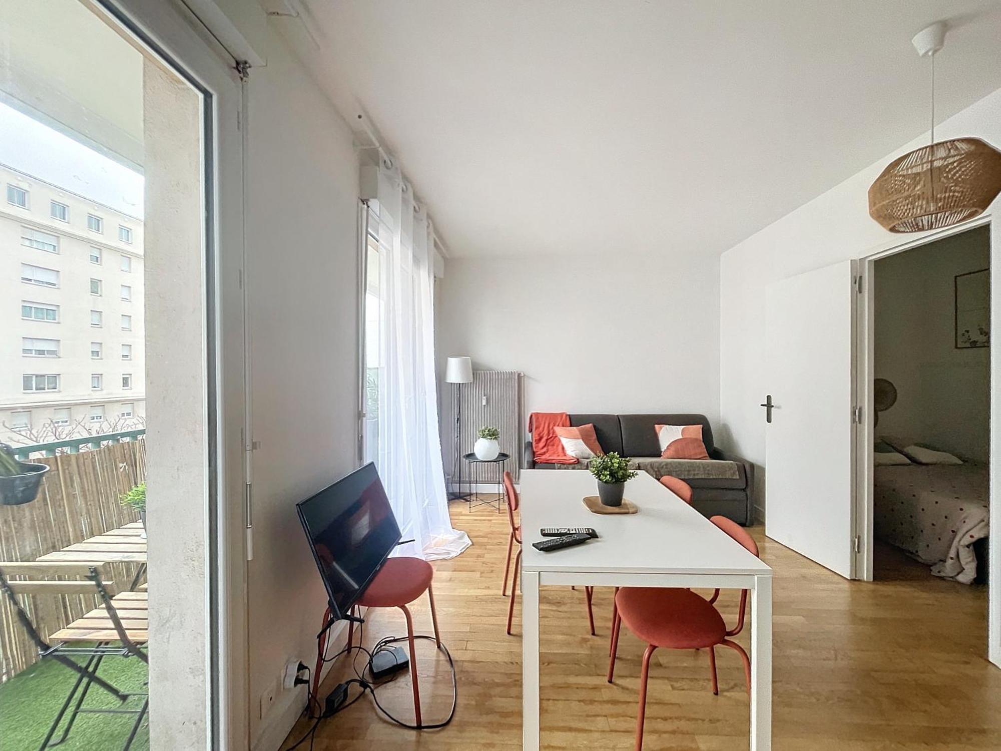 Le Ptit Lyonnais, Prox Tram T3, Terrasse, Moderne Apartment Villeurbanne